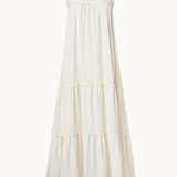 Bianca Maxi Kjole - Hvid