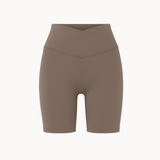 Active Wrap Shorts - Beige