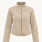 Sia Fitted Jakke - Beige