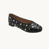 Ballerina med nitter - Sort