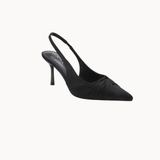 Twist Slingback Pumps - Sort