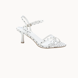 Polka Slingback Pumps - Hvid