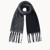 Tofarvede Tørklæde - Sort
