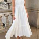 Luna Lace Slingback - Hvid