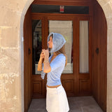 Iris Blonde Tørklæde - Lyseblå