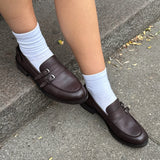 Buckle Loafers - Mørkebrun