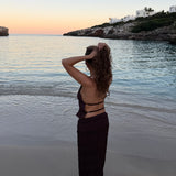 Valeria Mesh Top - Mørkebrun