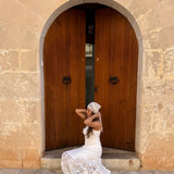 Hæklet Tørklæde - Beige