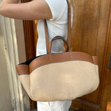 Nora Flettet Taske - Camel