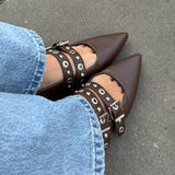 Noelia Slingbacks - Mørkebrun