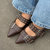 Zara Slingbacks - Mørkebrun