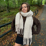Chunky Tørklæde - Beige
