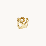 Sculpted Ring - Guldbelagt