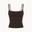 Active Dobbeltlags Tanktop - Mørkebrun/Beige - ByStenholt.dk