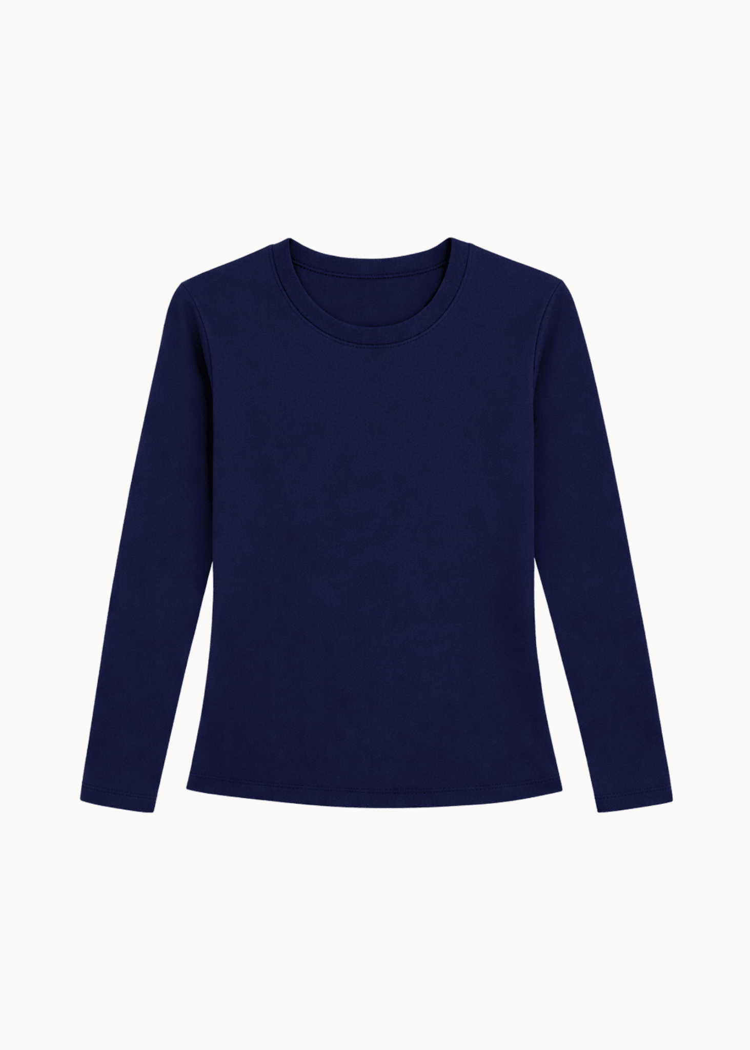Active Langærmet Bluse - Navy - ByStenholt.dk