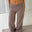 Active Straight Wrap Tights - Beige - ByStenholt.dk