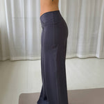 Active Straight Wrap Tights - Grå - ByStenholt.dk