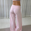 Active Straight Wrap Tights - Lyserød - ByStenholt.dk