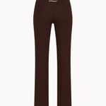 Active Straight Wrap Tights - Mørkebrun - ByStenholt.dk