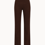 Active Straight Wrap Tights - Mørkebrun - ByStenholt.dk