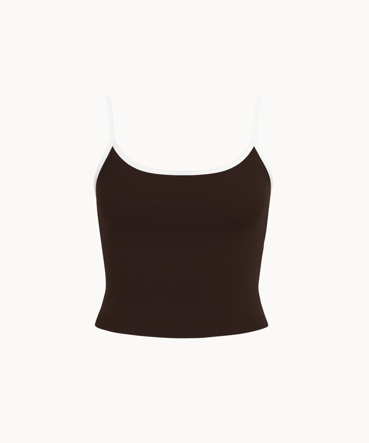 Active Strap Tanktop - Mørkebrun - ByStenholt.dk