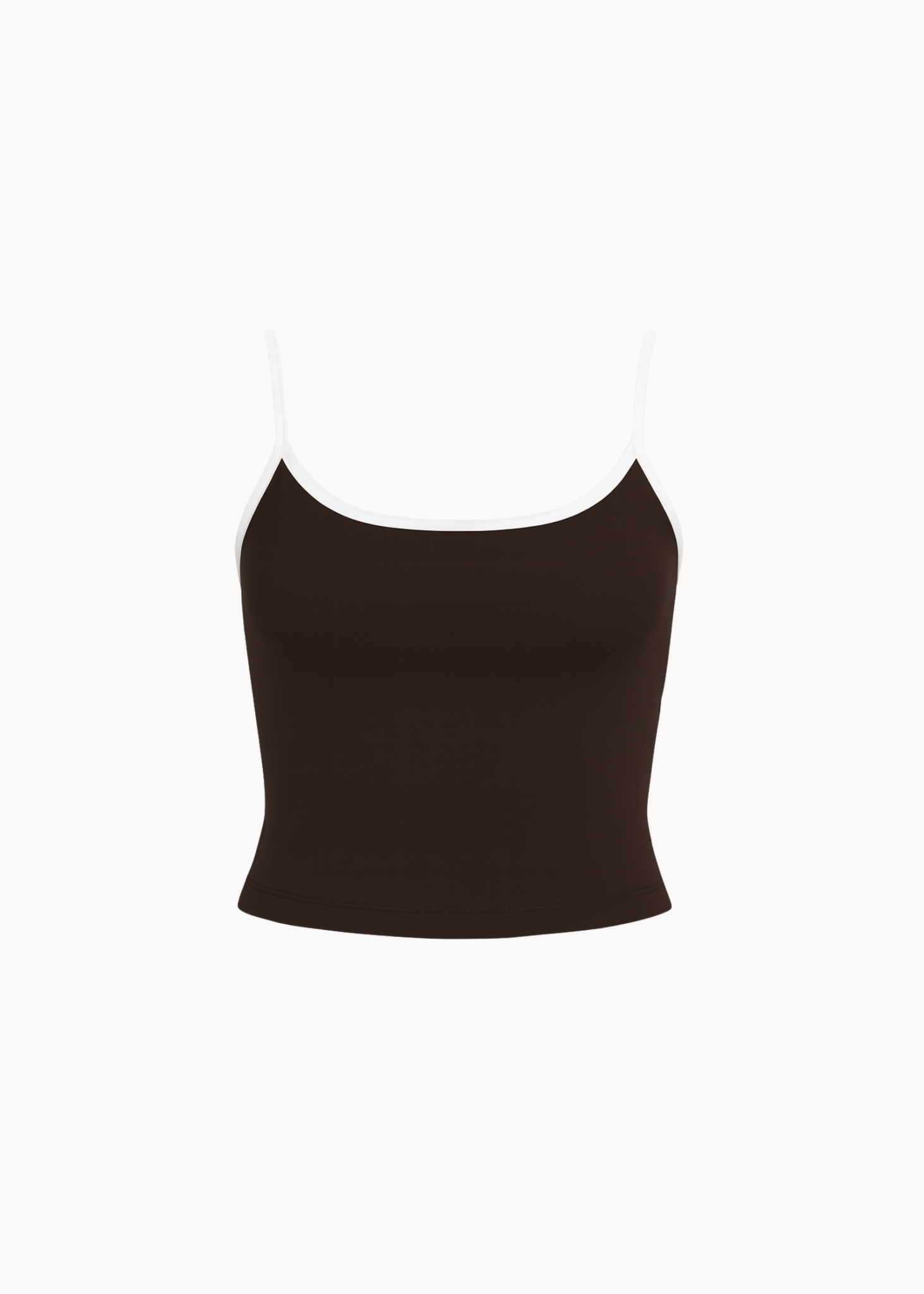 Active Strap Tanktop - Mørkebrun - ByStenholt.dk