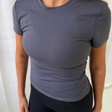 Active T-shirt - Grå - ByStenholt.dk
