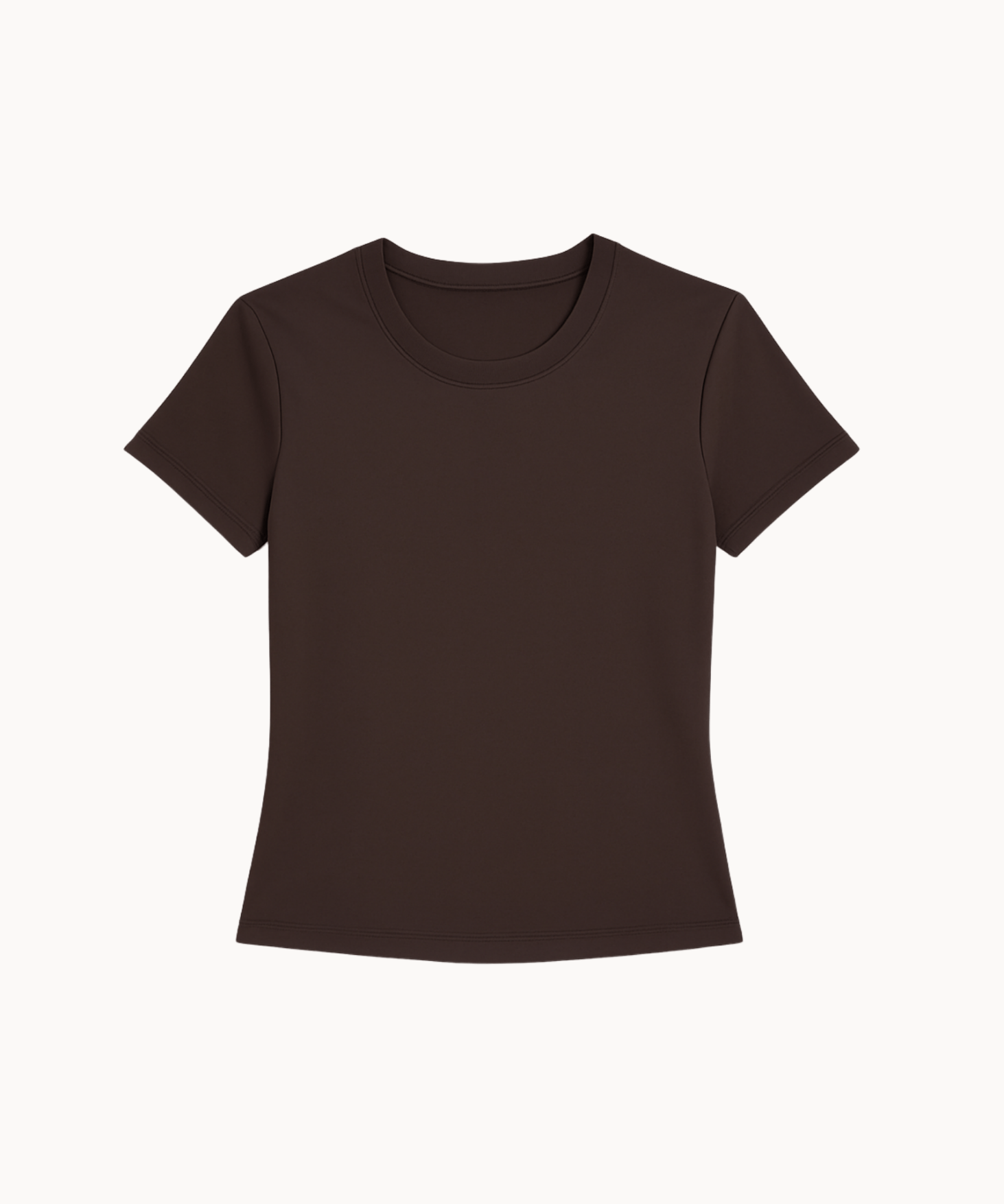 Active T-shirt - Mørkebrun - ByStenholt.dk