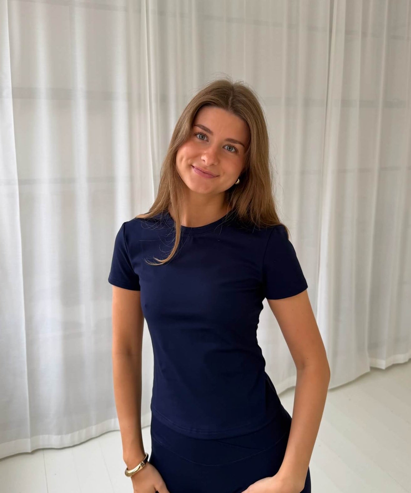 Active T-shirt - Navy - ByStenholt.dk
