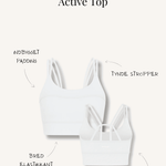 Active Top - Hvid - ByStenholt.dk