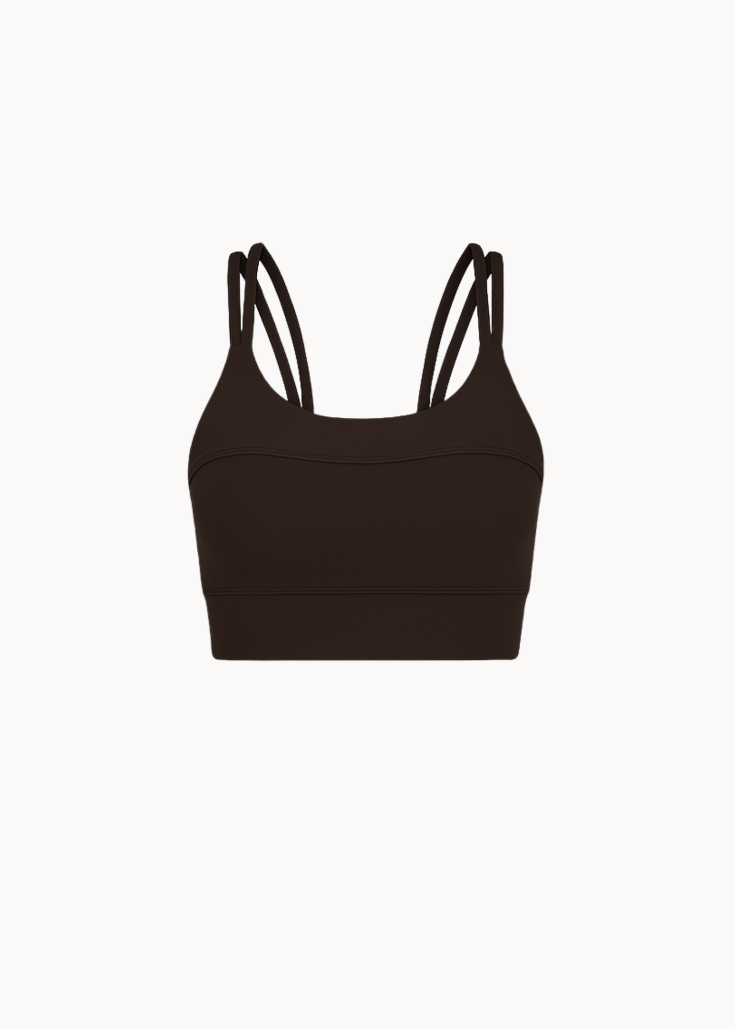 Active Top - Mørkebrun - ByStenholt.dk