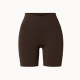 Active Wrap Shorts - Mørkebrun - ByStenholt.dk