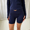 Active Wrap Shorts - Navy - ByStenholt.dk