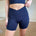 Active Wrap Shorts - Navy - ByStenholt.dk