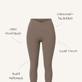 Active Wrap Tights - Beige - ByStenholt.dk