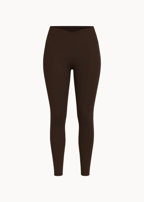 Active Wrap Tights - Mørkebrun - ByStenholt.dk