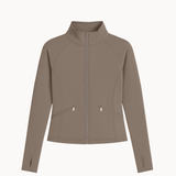 Active Zip Jakke - Beige - ByStenholt.dk