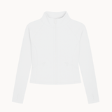 Active Zip Jakke - Hvid - ByStenholt.dk