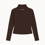 Active Zip Jakke - Mørkebrun - ByStenholt.dk