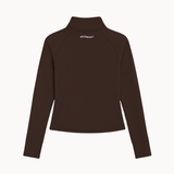 Active Zip Jakke - Mørkebrun - ByStenholt.dk