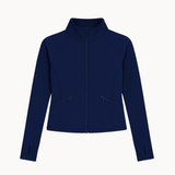 Active Zip Jakke - Navy - ByStenholt.dk