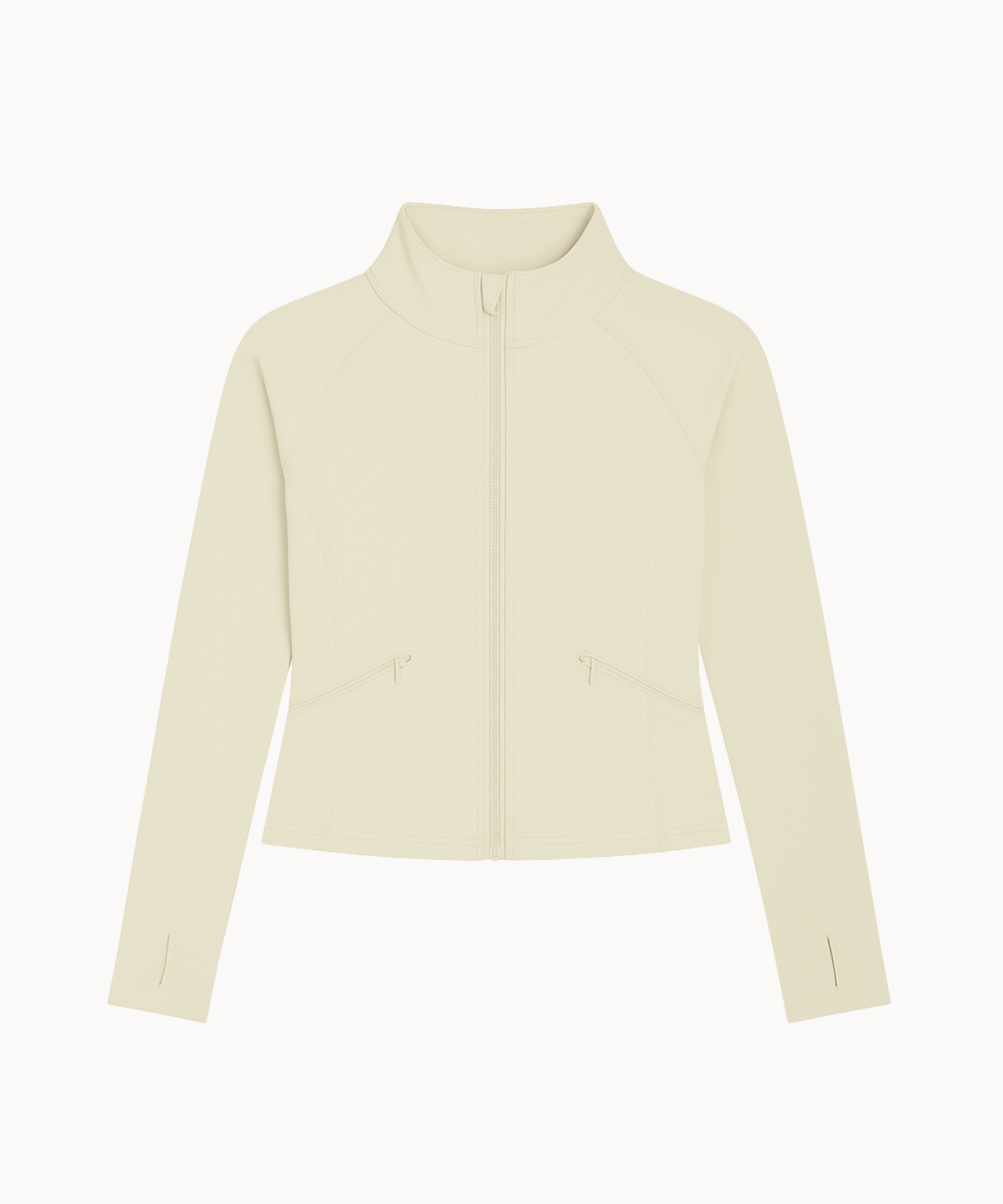 Active Zip Jakke - Smørgul - ByStenholt.dk