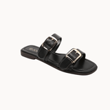 Agnes Spænde Sandal - Sort - ByStenholt.dk