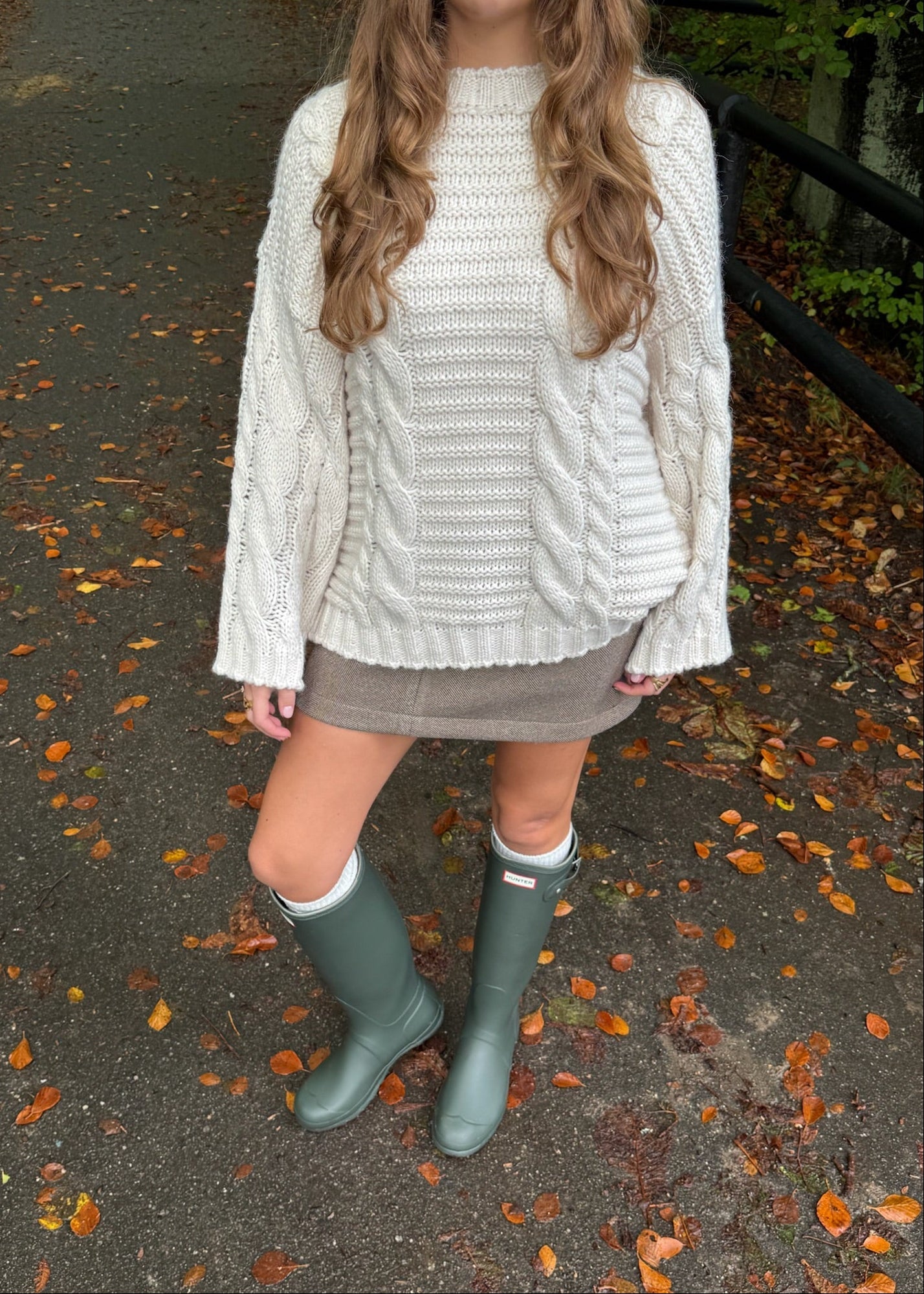 Alma Chunky Strik - Creme - ByStenholt.dk