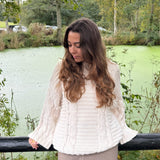 Alma Chunky Strik - Creme - ByStenholt.dk