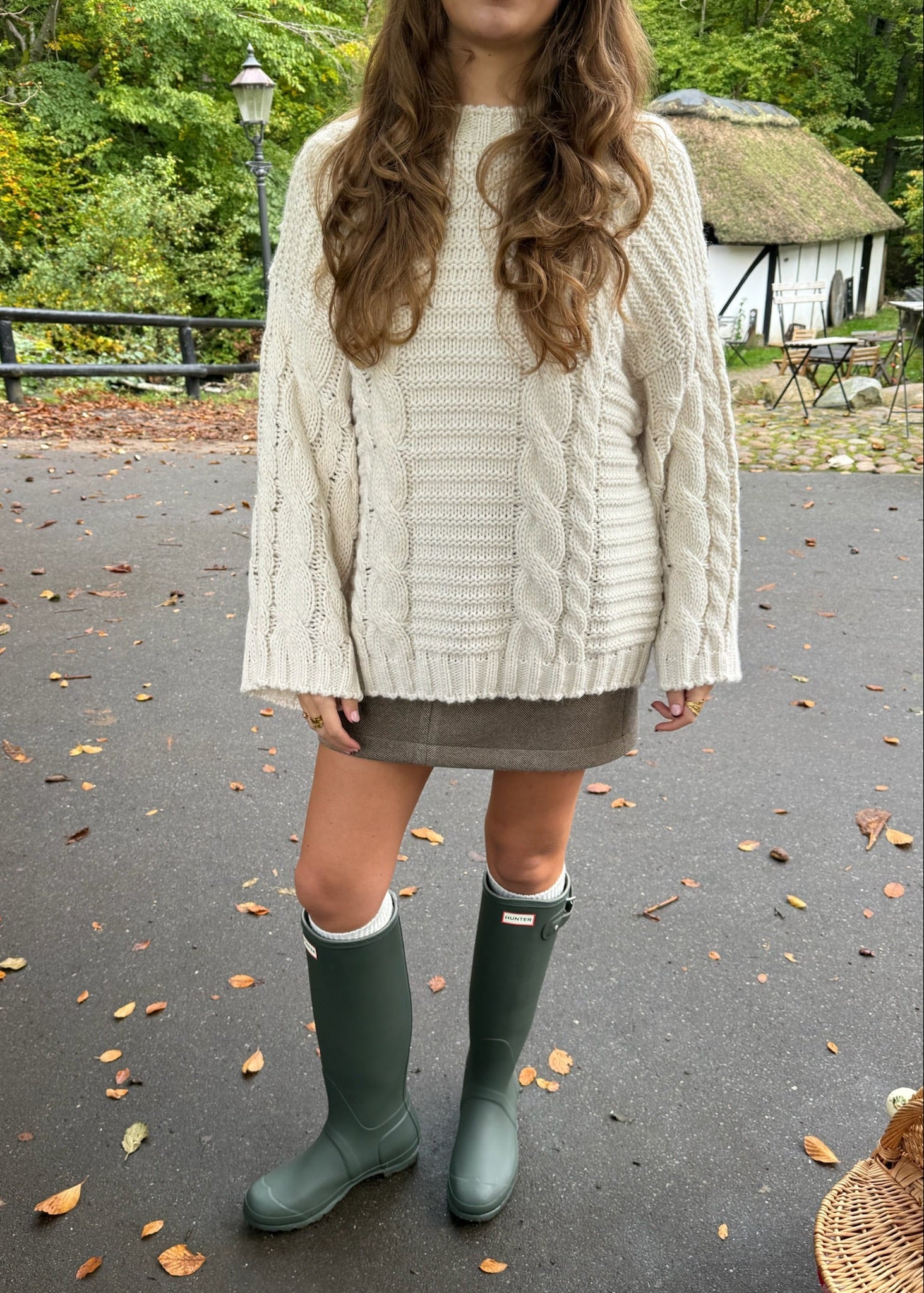 Alma Chunky Strik - Creme - ByStenholt.dk