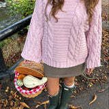 Alma Chunky Strik - Lyserød