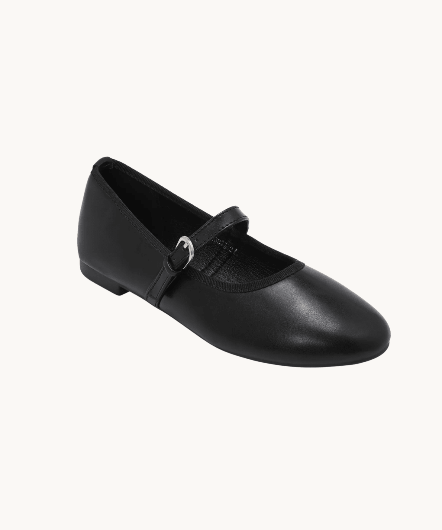 Alva Ballerina med rem - Sort - ByStenholt.dk