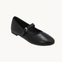 Alva Ballerina med rem - Sort - ByStenholt.dk