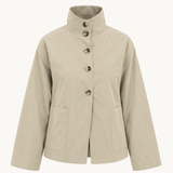 Alva Kort Trenchcoat - Beige - ByStenholt.dk